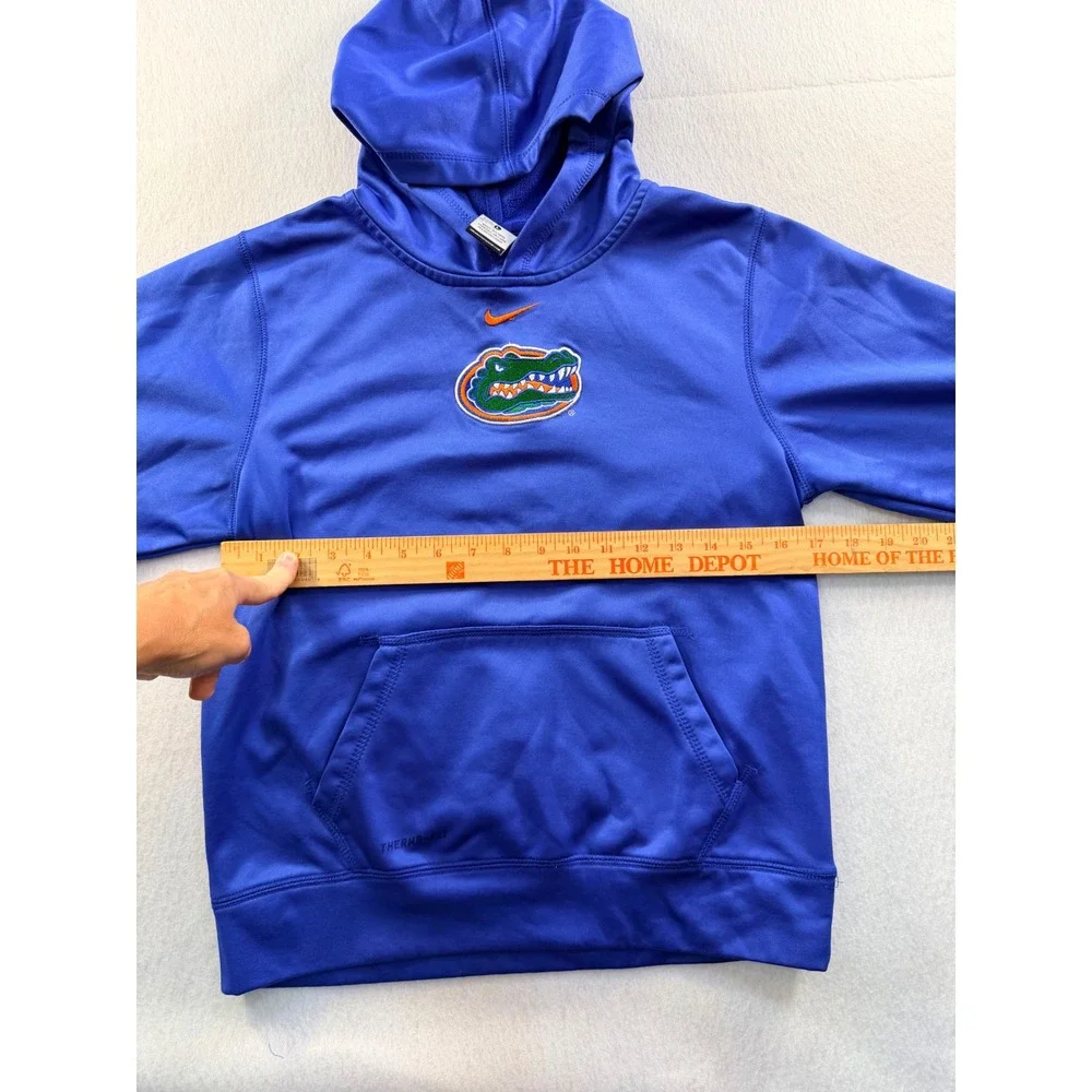 Nike Florida Gators Therma-FIT Hoodie Royal Blue Youth Large Collegiate Pullover